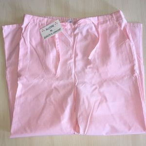 Light Pink Scrub Short Sleeve Top NWT